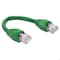 Add-On 6IN RJ-45 MALE TO RJ-45 MALE CAT6A STRAIGHT GREEN UTP COPPER PVC PATCH ADD-0-5FCAT6A-GN - alternate 2